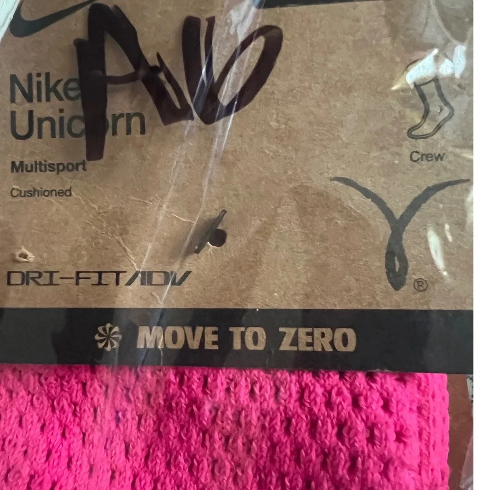 Nike Unicorn Multisport Crew Socks Unisex Small Pink New Dri-FIT ADV IB9160-645